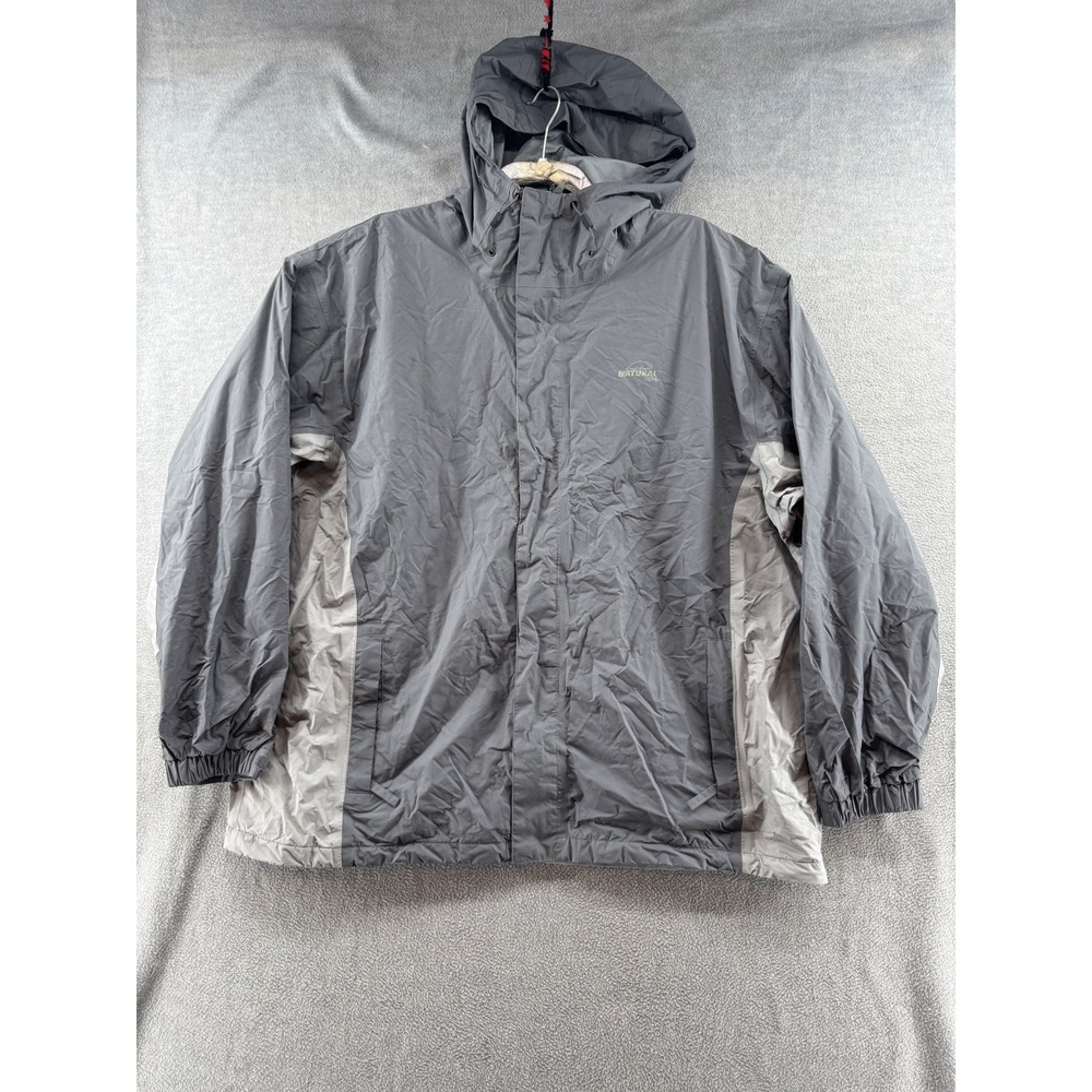 Natural Gear Jacket Full Zip Gray Mens 2XL Mesh Lined